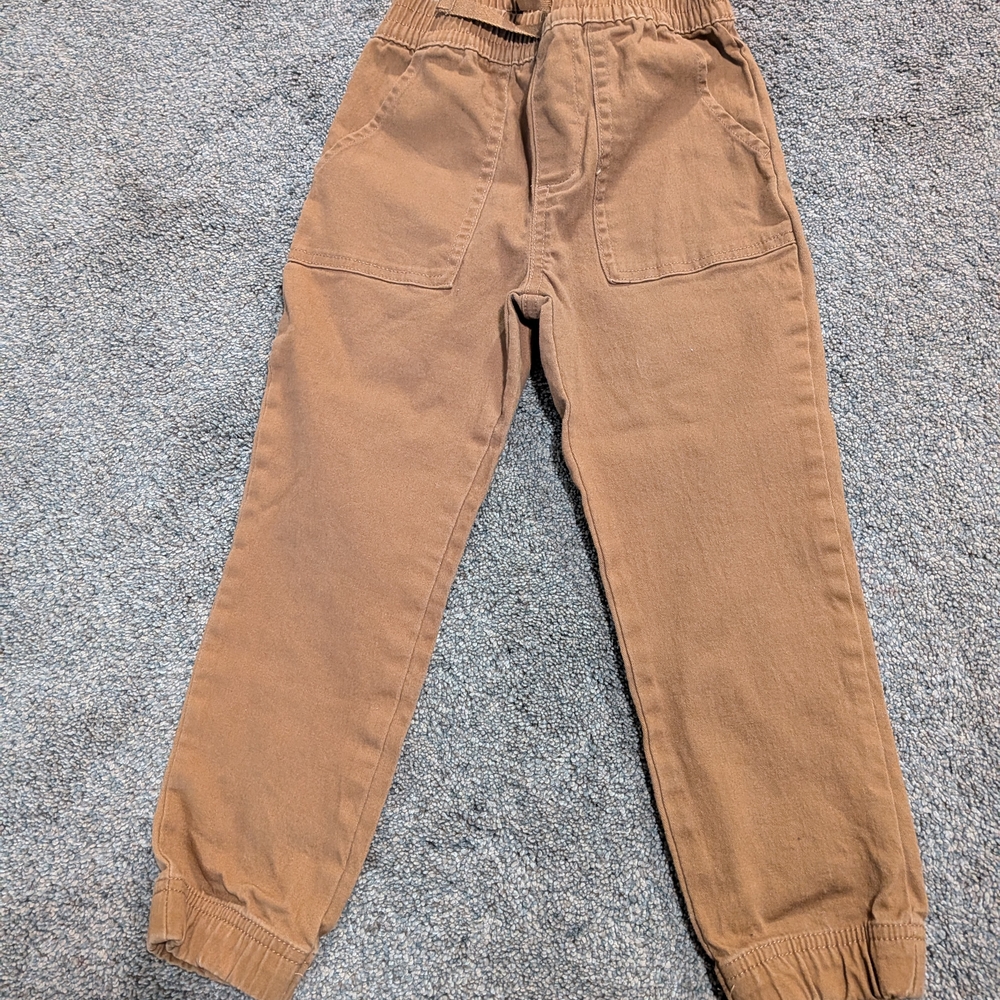 Kids Khaki Jogger Pants